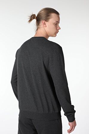 Erkek Basic Dokulu Sweat