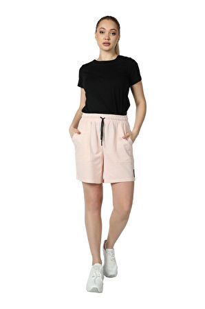 defy's KADIN ŞORT PEMBE MELANJ - S