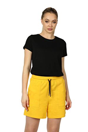 defy's KADIN ŞORT SARI - XS