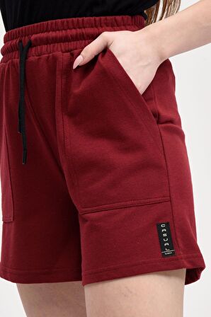 defy's KADIN ŞORT BORDO - XS
