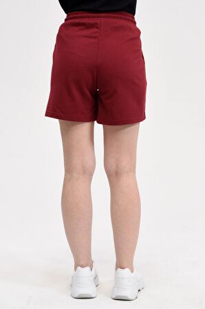 defy's KADIN ŞORT BORDO - L