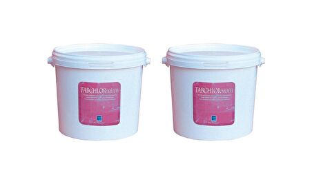 2 ADET Gemaş TABCHLOR MULTİ 10 KG (20 KG) %90 Tablet Klor - %90 Chlorine Multifunctional Tablets - Stabilize Triklor Tableti 200 gr-ToptancıyızBiz
