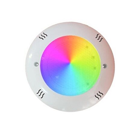 Mega Pool RGB Led ( Osram ) 4 Kablolu Sıva Üstü Havuz Aydınlatma Lambası-Flat Type Led Lights-ToptancıyızBiz