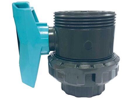 Gemaş Havuz Pvc Küresel Su Vanası d.90 mm-Yapıştırmalı-Pool Valve-ToptancıyızBiz