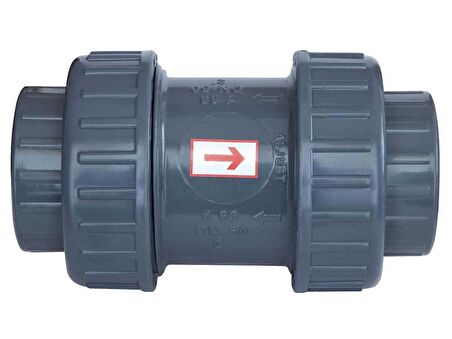 Gemaş Havuz Pvc Yapıştırma Tip Yaylı Çekvalf 50 mm-Pool Check Valve-ToptancıyızBiz