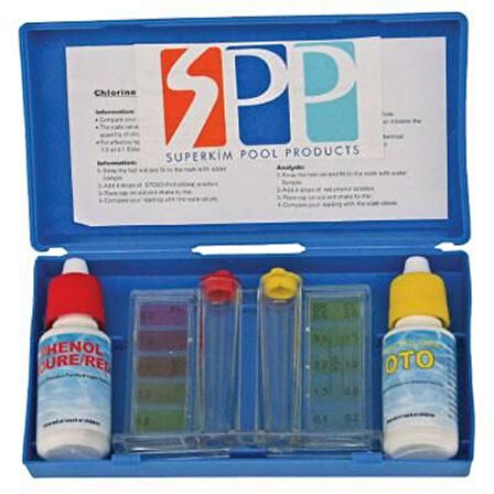 Superpool Sıvılı Ph-Cl Test Kiti-pH and Cl Test Kit-Liquid-ToptancıyızBiz