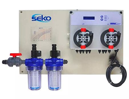 SEKO İnvikta Panel Solenoid Pompalı Dezenfeksiyon Ünitesi 500m3-5lt/5bar-ToptancıyızBiz