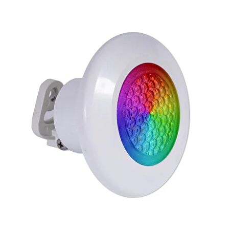 MegaPool Ayaklı 2 Kablolu RGB Led ( Osram ) Süs Havuz Aydınlatma Lambası Ayaklı 7 cm çap-ToptancıyızBiz