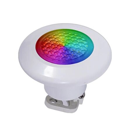 MegaPool Ayaklı 2 Kablolu RGB Led ( Osram ) Süs Havuz Aydınlatma Lambası Ayaklı 7 cm çap-ToptancıyızBiz