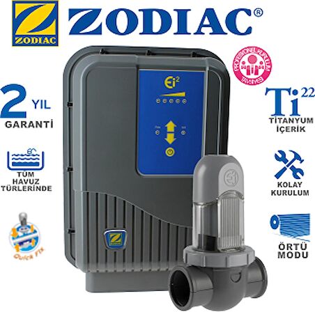 ZODIAC Eİ2 Tuz Klor Jeneratörü 12gr - 50 m3 - Zodiac Salt Chlorinator-ToptancıyızBiz