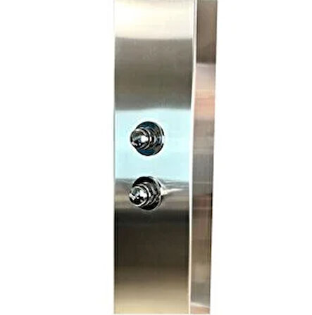 Havuz ve Bahçe Duşları Ayak Yıkamalı Baston Seri 2200X80MM-AISI304-1,2mm Parlak-ToptancıyızBiz
