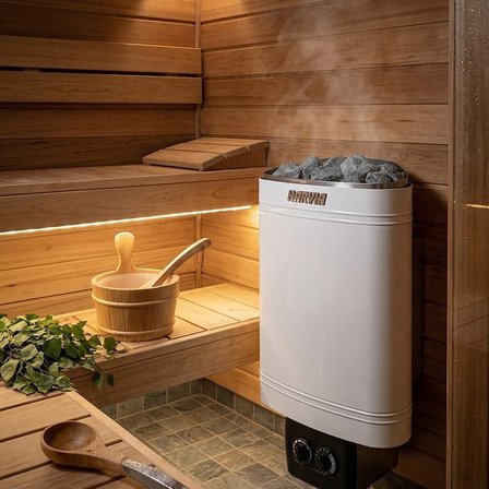 ASTRAL POOL HARVIA Delta Gövdeden Kumandalı Sauna Sobası 2,3 kW 2-3 m3 (11 kg taş kapasitesi)-ToptancıyızBiz