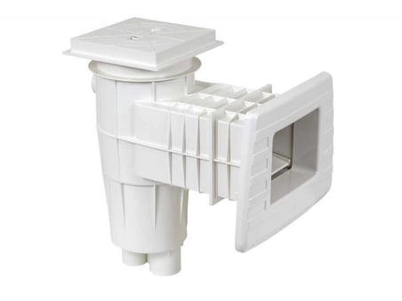 Gemaş Beton Skimmer Lüks Standart Uzatma Ağızlı Kare Kapak Klepeli-ToptancıyızBiz