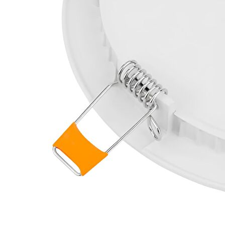 Maxled MX-1004B - 9W 6500K Soğuk Beyaz | Beyaz Kasa Sıva Altı Yuvarlak LED Panel