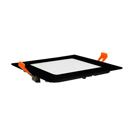 Maxled MX-1030N - 6W 4000K Ilık Beyaz | Siyah Kasa Sıva Altı Kare LED Panel
