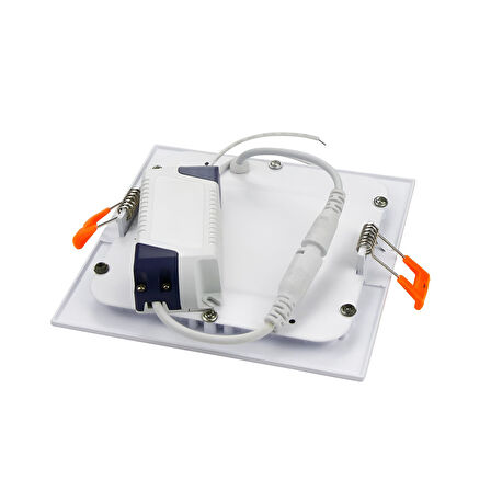 Maxled MX-1032N - 12W 4000K Ilık Beyaz | Beyaz Kasa Sıva Altı Kare LED Panel
