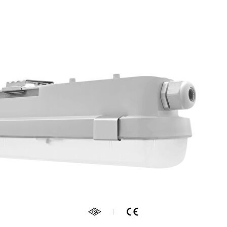 Maxled MX-3058N - 36W 4000K Ilık Beyaz | U Tipi LED Etanj Armatür