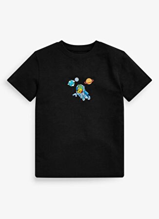 Haribo Baskılı Siyah Kız Çocuk T-Shirt Haribo Kız Çocuk T-shirt