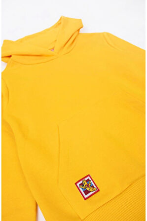 Hardal Kapüşonlu Sweatshirt
