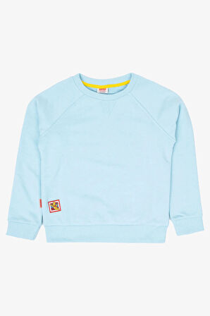 Bisiklet Yaka Standart Kesim Erkek Çocuk Sweatshirt