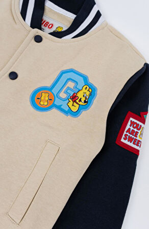 Haribo Erkek Çocuk Kolej Ceket 4-10 Yaş Bej