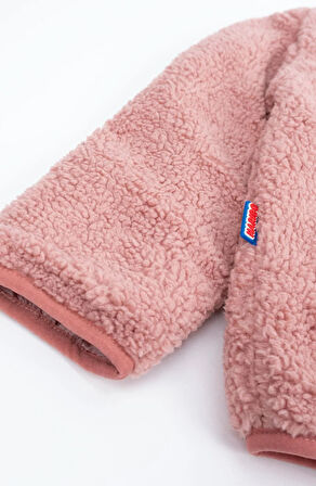 Haribo Kız Çocuk Fullzip Polar Fermuarlı Sweatshirt 4-10 Yaş Somon