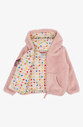 Haribo Kız Çocuk Halfzip Polar 4-10 Yaş Pembe