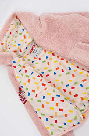 Haribo Kız Çocuk Halfzip Polar 4-10 Yaş Pembe
