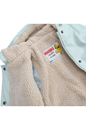 Rbtxt405-açık Yeşil Pu Çocuk Kaban Çocuk Ceket Açık