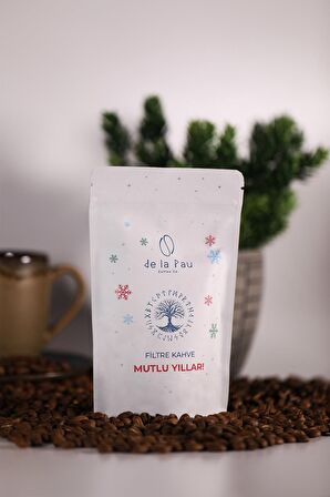 Filtre Kahve Medium Roast 70 gr Taze öğütülmüş Filtre Kahve Mutlu Yıllar Yılbaşı paketi