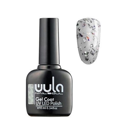 Wula Kalıcı Oje Nailsoul Glitter Rain Simli 10ml Ton 621