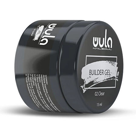 Protez Tırnak Jeli Builder 15ml Clear 02