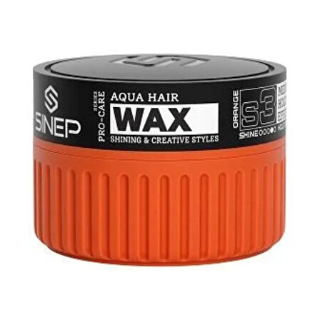 Sinep Hair Wax  Aqua Orange 150ml S3