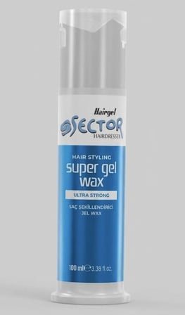 Sector Super Gel Wax Ultra Sert Şekillendirici Jel Vaks 100 ML