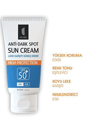 Leke Karşıtı SPF 50+ Yüksek Korumalı Güneş Kremi 50 ml