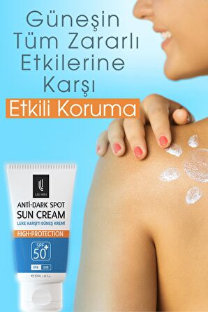 Leke Karşıtı SPF 50+ Yüksek Korumalı Güneş Kremi 50 ml