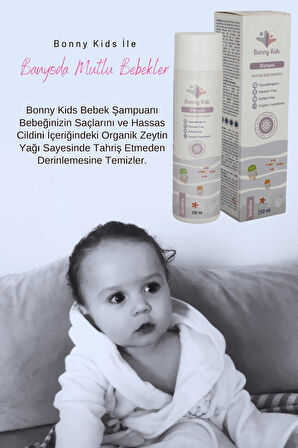 BONNY KİDS BABY HAİR AND BODY SHAMPOO & BEBEK ÇOCUK ŞAMPUANI 250ml