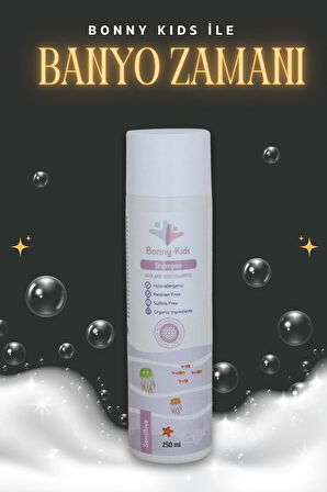 BONNY KİDS BABY HAİR AND BODY SHAMPOO & BEBEK ÇOCUK ŞAMPUANI 250ml