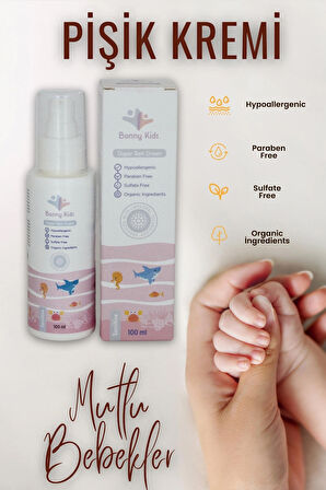 BONNY KİDS PİŞİK KREMİ 100ml