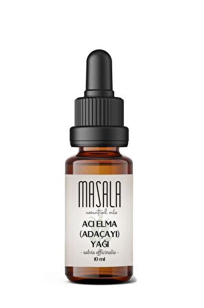 Masala Saf Adaçayı (Acı Elma) Yağı10 ml. (Clary Sage Oil)