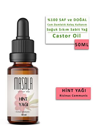 Masala Hint Yağı 50 ml.  (Castor Carrier Oil)