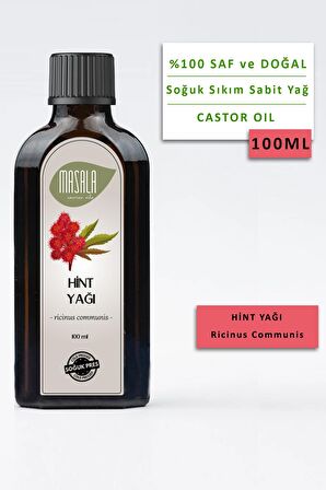 Masala Hint Yağı 100 ml.  (Castor Carrier Oil)