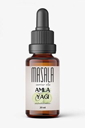 Masala Amla Saç Bakım Yağı 20 ml. Soğuk Pres (Gooseberry Carrier Oil) Bektaşi Üzümü