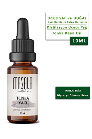 Masala Tonka Fasülyesi Yağı 10 ml. - (Tonka Bean Essential Oil) 