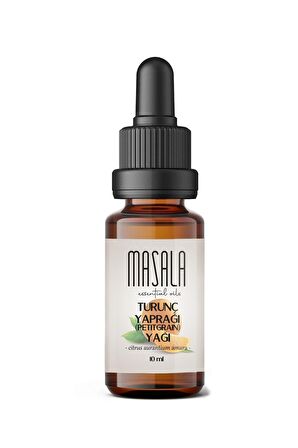 Masala Saf Turunç Yaprağı Yağı 10 ml. - (Petitgrain Essential Oil) 