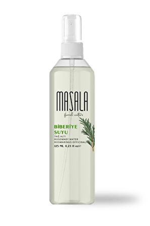 Masala Biberiye Suyu 125 ml X 2 ADET - Rosemary Floral Water -Biberiye Suyu Sebum Ve Yağ Dengeleyici Hidrosol