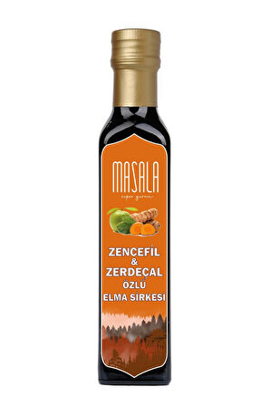 Zenecfilli - Zerdeçallı Elma Sirkesi 250 ml - Apple Cider Vinegar with Ginger - Turmeric