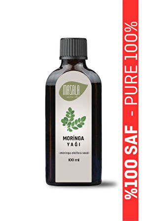 Moringa Yağı 100 ml. (Moringa Seed Oil)  Soğuk Pres