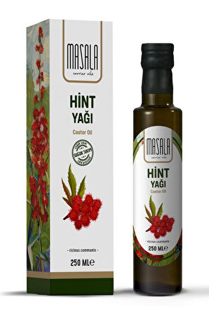 Soğuk Pres Hint Yağı 250 ml – Saf ve Katkısız, Hekzan İçermez(Castor Oil)