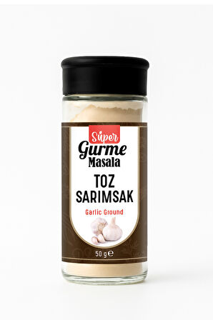 Toz Sarımsak 50 g – Cam Ambalaj, Tuzluklu Kapak (Garlic Powder )